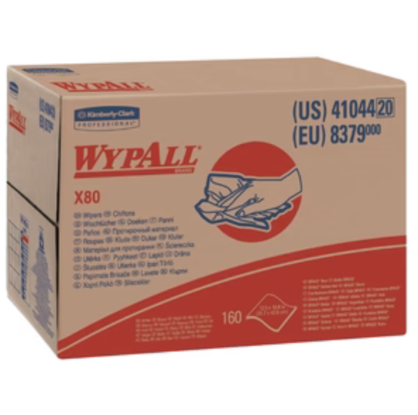 R3-154059313 Wypall X80 Shop Pro Red Pop Up Towel 9.75x16.75" 