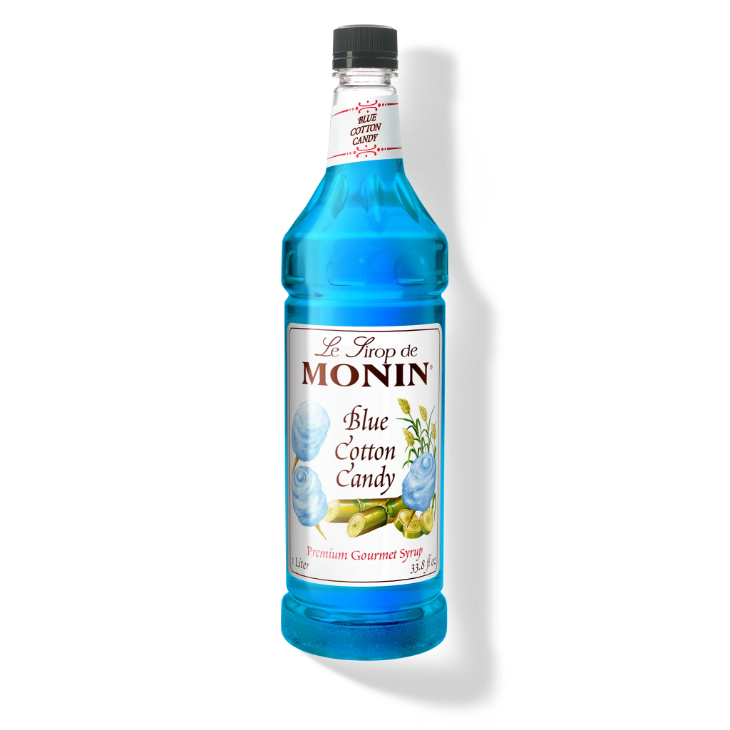 SH-M-FR092F#B Monin Blue Cotton Candy 1L Syrup 
