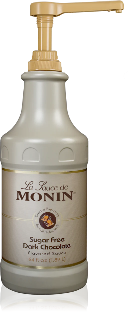 SH-M-GC062FP#B Monin Sugar Free Dark Chocolate Sauce 64oz