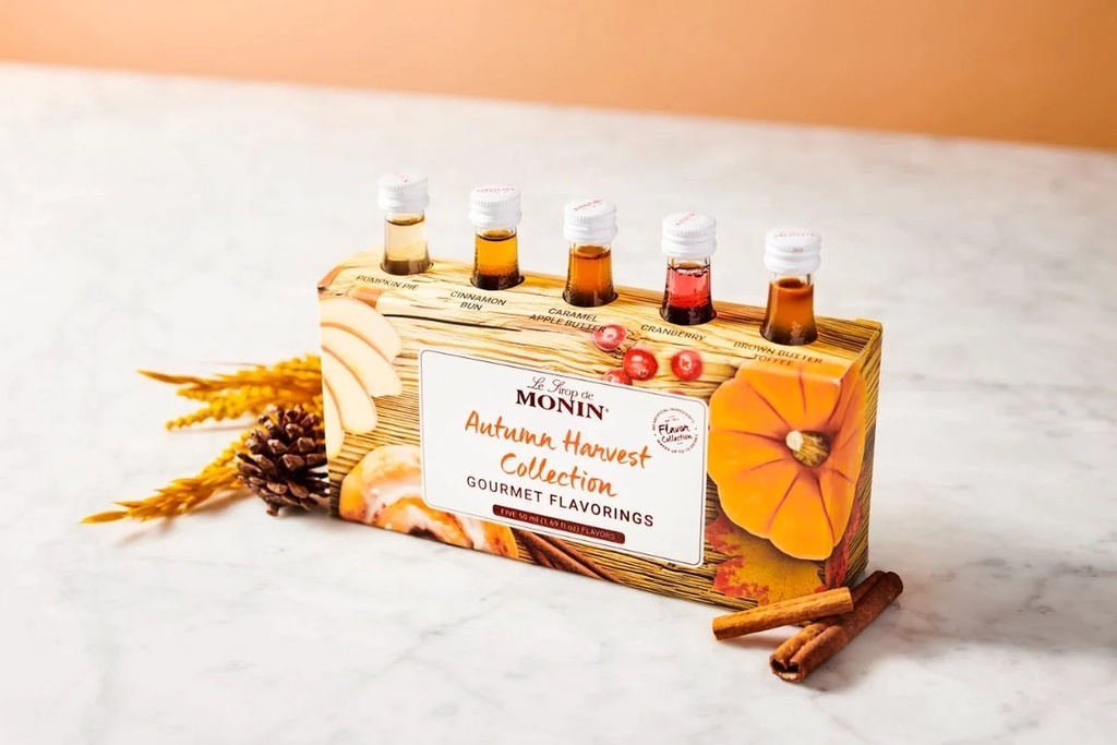 SH-P827-R6A#B Monin Autumn Harvest Collection Gift Set, 5 x 50ml