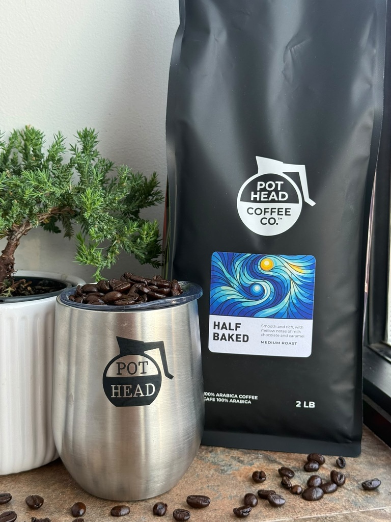 FRA-PL1610POT2#B Pothead Coffee Half Baked 2lb