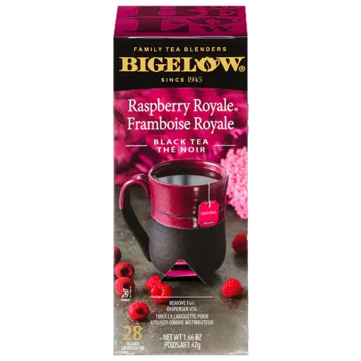 [1480#B💔] 1480#B💔 Bigelow Raspberry Royale Tea 28 sachets x 6/case