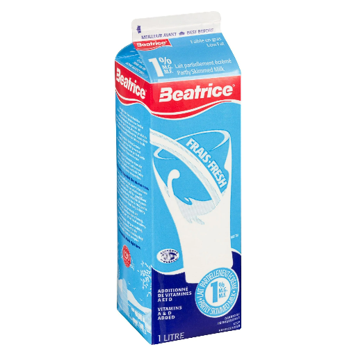 [17009] 17009 1% Milk Carton 1L