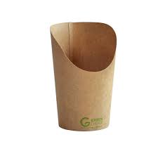 [CG-CCPA000K] CG-CCPA000K Kraft Chip Cup PLA Lined  12oz 500/case
