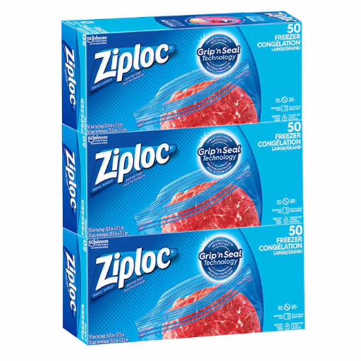 [COS-9709] COS-9709 Freezer bags Large- 3 per pack