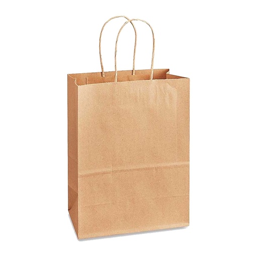 [GC-70102] GC-70102 Green Century "Grouse" Twisted Handle Kraft Bag 9.84"x5.12"x13.19" 200/case
