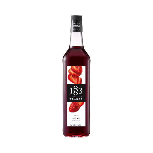 [GH-185423#B] GH-185423#B 1883 Strawberry Syrup 1L  glass bottle