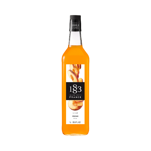[GH-186123#B💔] GH-186123#B💔 1883 Peach Syrup 1L  glass bottle