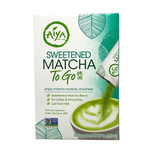 [GH-70230#B] GH-70230#B AIYA  Matcha to Go Sweetened  8/box