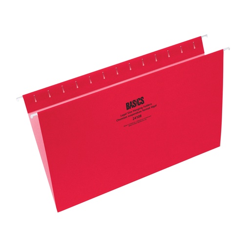 [OS-BAO10210] OS-BAO10210 Basic Coloured Hanging Folders Legal Red 25/box