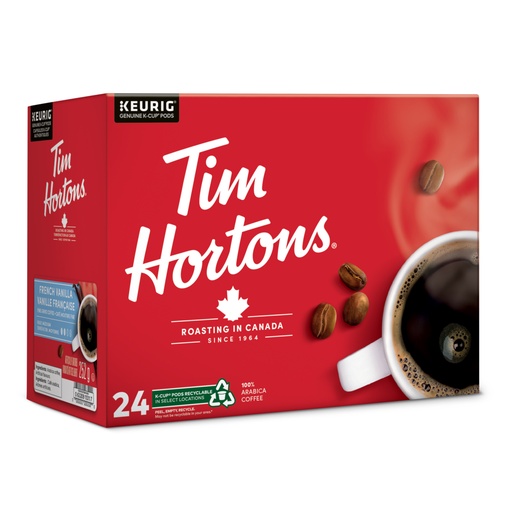 [KG-61-11311#B] KG-61-11311#B💔 Tim Hortons French Vanilla Kcups 24/bx