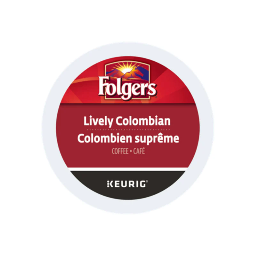 [KG-61-22709#B💔] KG-61-22709#B💔 Folgers Lively Colombian Kcups 24 boxes x 4/case