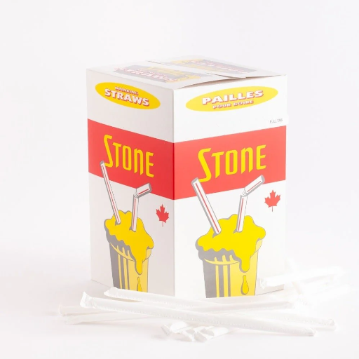 [R3-0313] R3-0313 Flexible Straw 8" in clear Wrapped 500/box