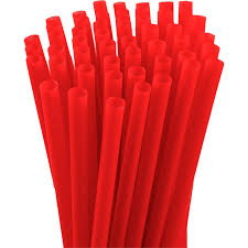 [R3-68170168#B] R3-68170168#B Red 6" Straws 250/box