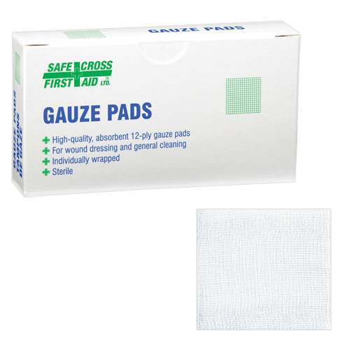 [SFC-03764] SFC-03764 Sterile Gauze Pads 4x4 12Ply Individually Wrapped 4/Box