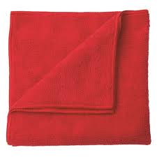 [SYR-SLX-MF-1616-R] SYR-SLX-MF-1616-R Microfibre Cloth Red 16" x 16" 280GSM