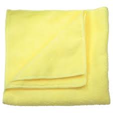 [SLX-MF-1616-Y] SYR-SLX-MF-1616-Y Microfibre Cloth Yellow 16" x 16" 280GSM