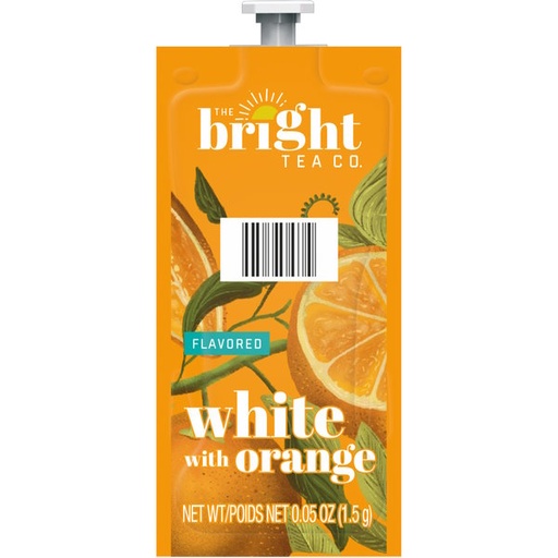[18014#B💔] 18014#B💔 Bright Tea White Orange Flavia 20 Strips x 5/case