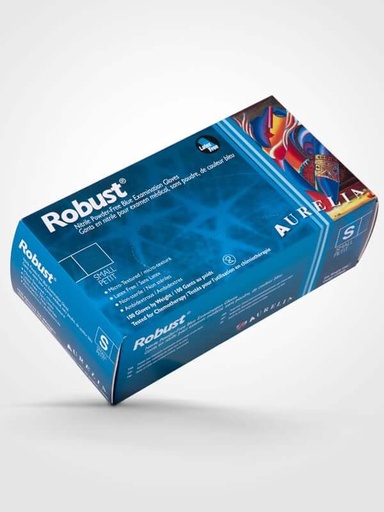[SM-93899#B💔] SM-93899#B💔 Robust X-Large Blue Nitrile Gloves 100/box
