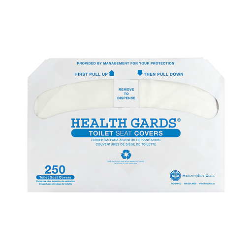 [FOR-123003] FOR-123003 Health Gards Folded Toilet Seat Cover, 4x250/case