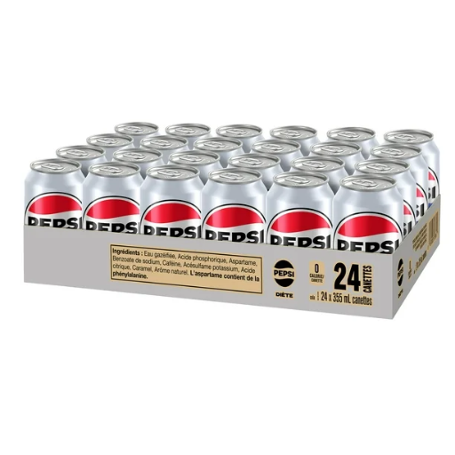 [1017] 1017 Diet Pepsi 355ml Cans, 24/case