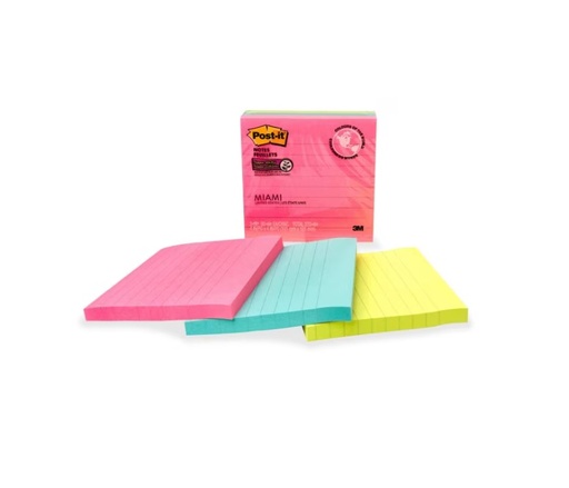 [OS-MMM00665] OS-MMM00665 Post-it Notes Lined 4"x4" Miami