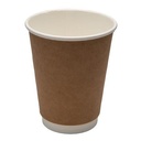 [R3-K7170478] EP-DWC12K Double Wall 12oz Kraft Paper Hot Cup 500/cs (K7170478)