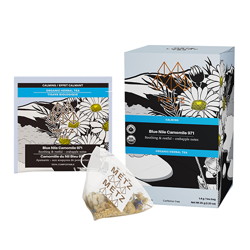 [46333#B💔] 46333#B💔 Metz Luxury Tea Blue Nile Chamomile Tea Bags 25 sachets x 6/case