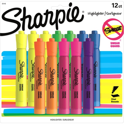 [OS-SAN25145] OS-SAN25145 Sharpie Accent Tank Highlighter. 12pkg