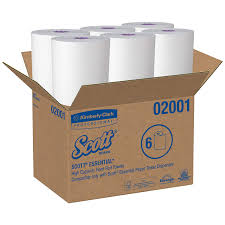 [FOR-101535] FOR-101535 Scott Essential 02001 White Roll Towel 6/case