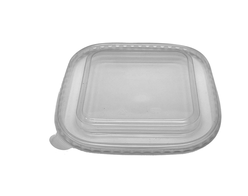 [GC-56411] GC-56411 PET Flat Lid Vented for 24-42oz Lined Square Paper Food Containers 300/case 