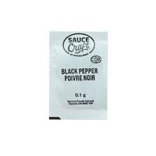 [FOR-125230#B] FOR-125230#B Sauce Craft Pepper Packet 1000/bag