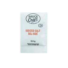 [FOR-125229#B] FOR-125229#B Sauce Craft Salt Packets 1000/bag