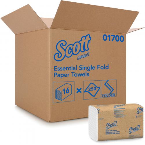 [FOR-101369] FOR-101369 Scott 01700 White Singlefold Towel 4000/case