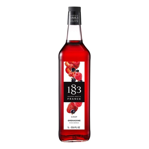[GH-181899#B] GH-181899#B 1883 Mixed Berries Syrup 1L glass bottle