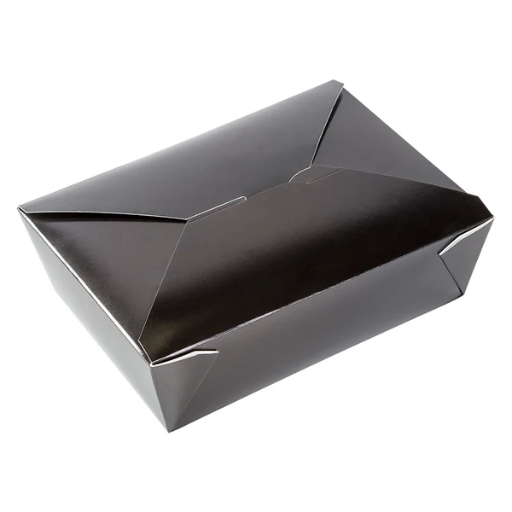 [R3-L8750153] R3-L8750153 ECOTB3B-PB Black #3 64oz Take Out Containers 200/case