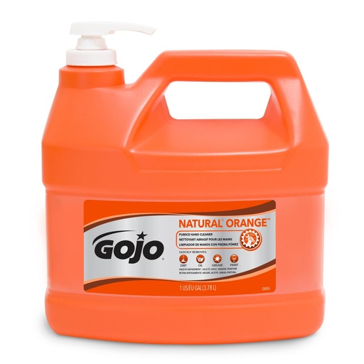 [FOR-159333S#B] FOR-159333S#B Gojo Natural Orange Pumice 1gal w/ Pump