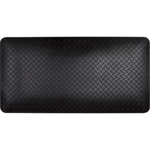 [SCN-SGW899] SCN-SGW899 Anti-Fatigue Matting, Diamond, 1-2/3' x 3-1/4' x 3/4", Black, Polyurethane