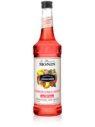 [SH-M-AX312B] SH-M-AX312B Monin Strawberry Ginger Lemonade Crafted Cocktail Mixer 750ml  