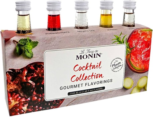 [SH-P827-R1A#B] SH-P827-R1A#B Monin Cocktail Collection Gift Set,        5 x 50ml