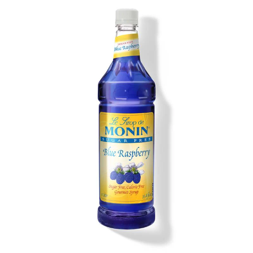 [SH-M-FS195F#B] SH-M-FS195F#B Monin Sugar Free Blue Raspberry 1L Syrup     