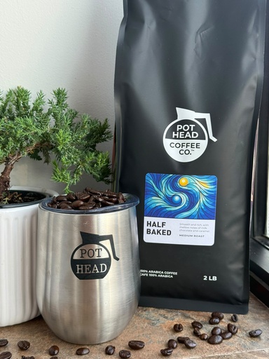 [FRA-PL1610POT2#B] FRA-PL1610POT2#B Pothead Coffee Half Baked 2lb